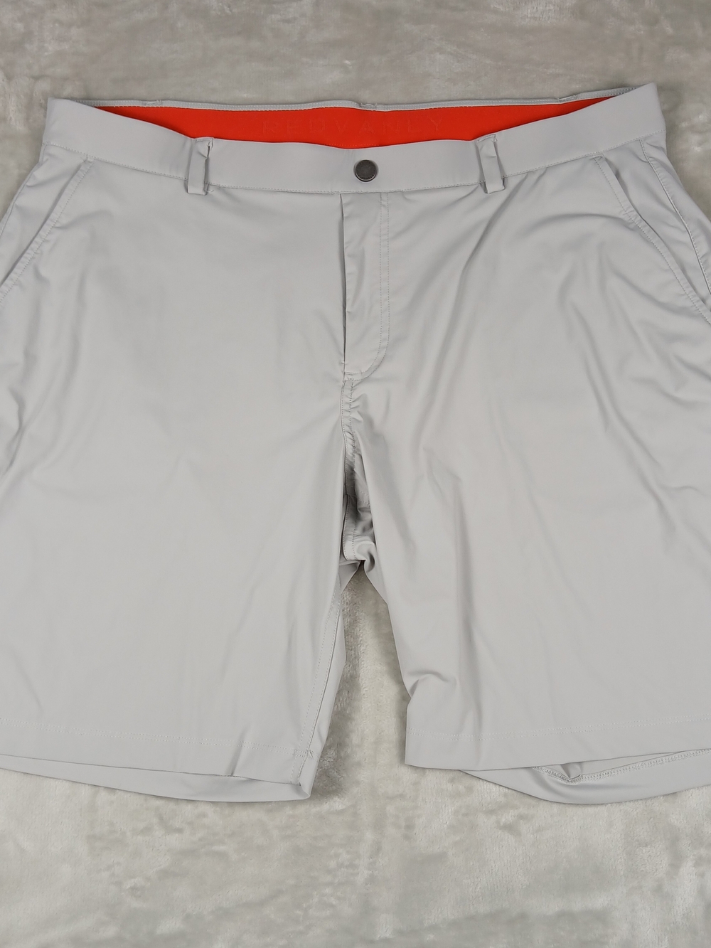 Redvanly Hanover Shorts XXL 9" Men's Performance Golf Stretch Gray